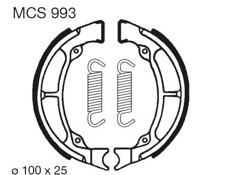 Čeljusti kočnica (pakne) LUCAS MCS 993